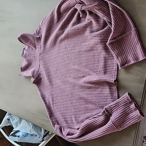 Long sleeve crop top sweater XL